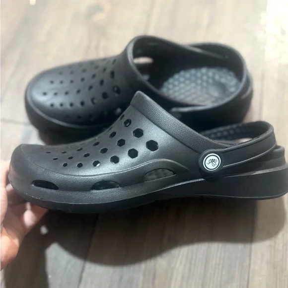 Joybees Clogs Womens 10 Black Slip On Comfort Garden Shoes - Picture 4 of 5